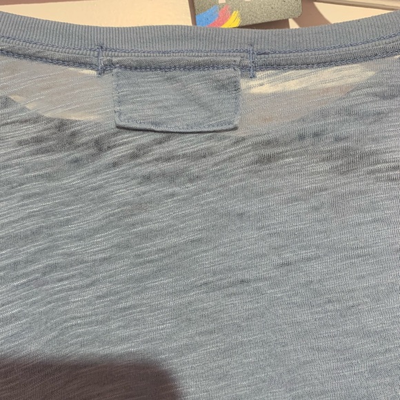 Free people blue love T-shirt size extra small, but is oversized - Picture 8 of 8